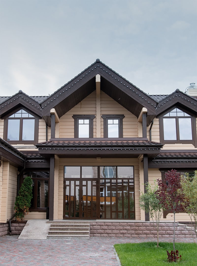 exterior of modern comfortable cottage or house wi 2021 09 24 03 35 33 utc